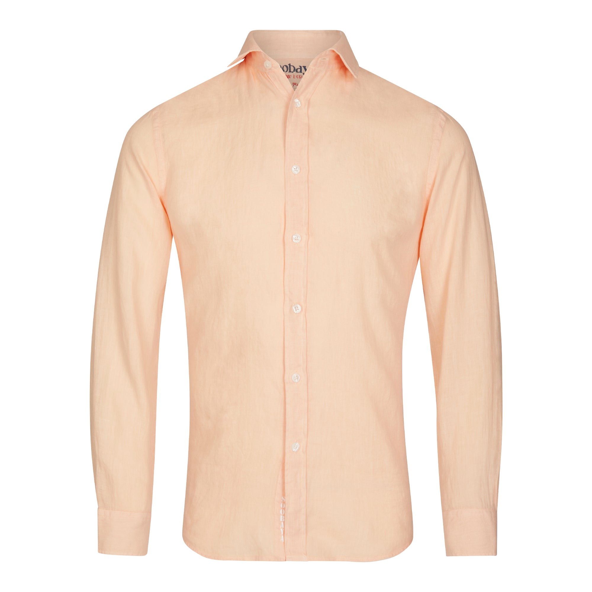 CLASSIC LINEN SHIRT ABRICOT